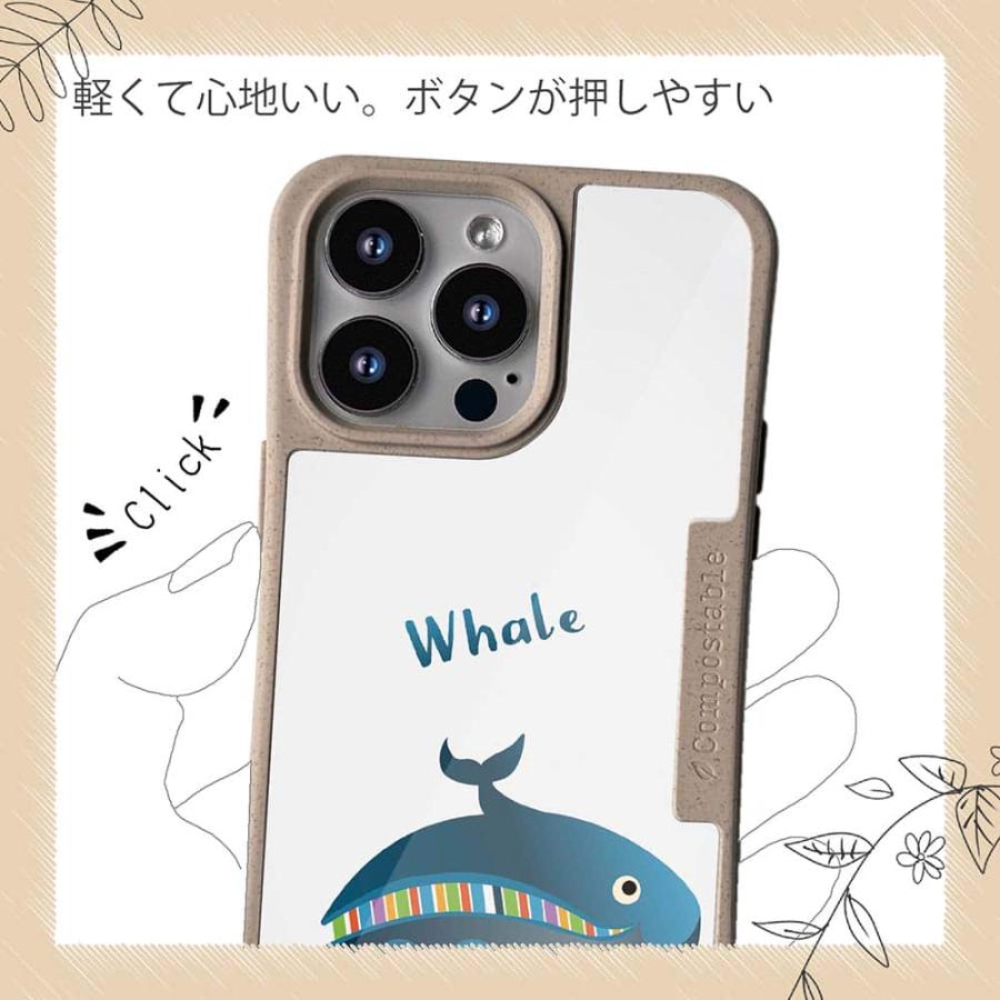 犬 スマホケース Google Pixel8a Google Pixel8 Pro Google Pixel7 Google Pixel7a Xperia 10 V 着せ替え カバー コミカルなクジラのイラスト｜anglers-case｜12