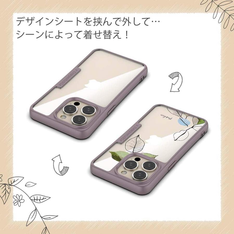 花柄 スマホケース Google Pixel8a Google Pixel8 Pro Google Pixel7 Google Pixel7a Xperia 10 V 着せ替え カバー プランツデザイン No.1｜anglers-case｜03