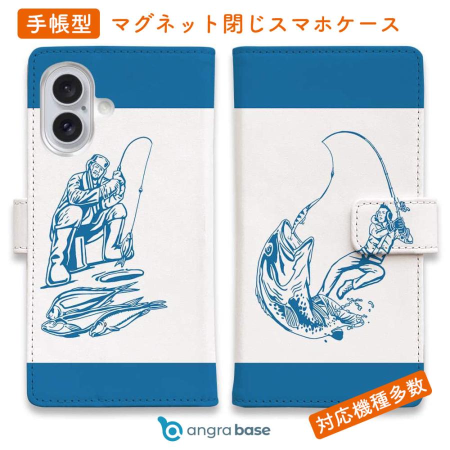 スマホケース 手帳型 釣り人のシルエット1 釣り ルアー 魚 おしゃれ Iphone13 Pro Max Iphone12 Iphonexs Xperia Galaxy Aquos Pixel Diary Angler S Case アングラーズケース 通販 Yahoo ショッピング