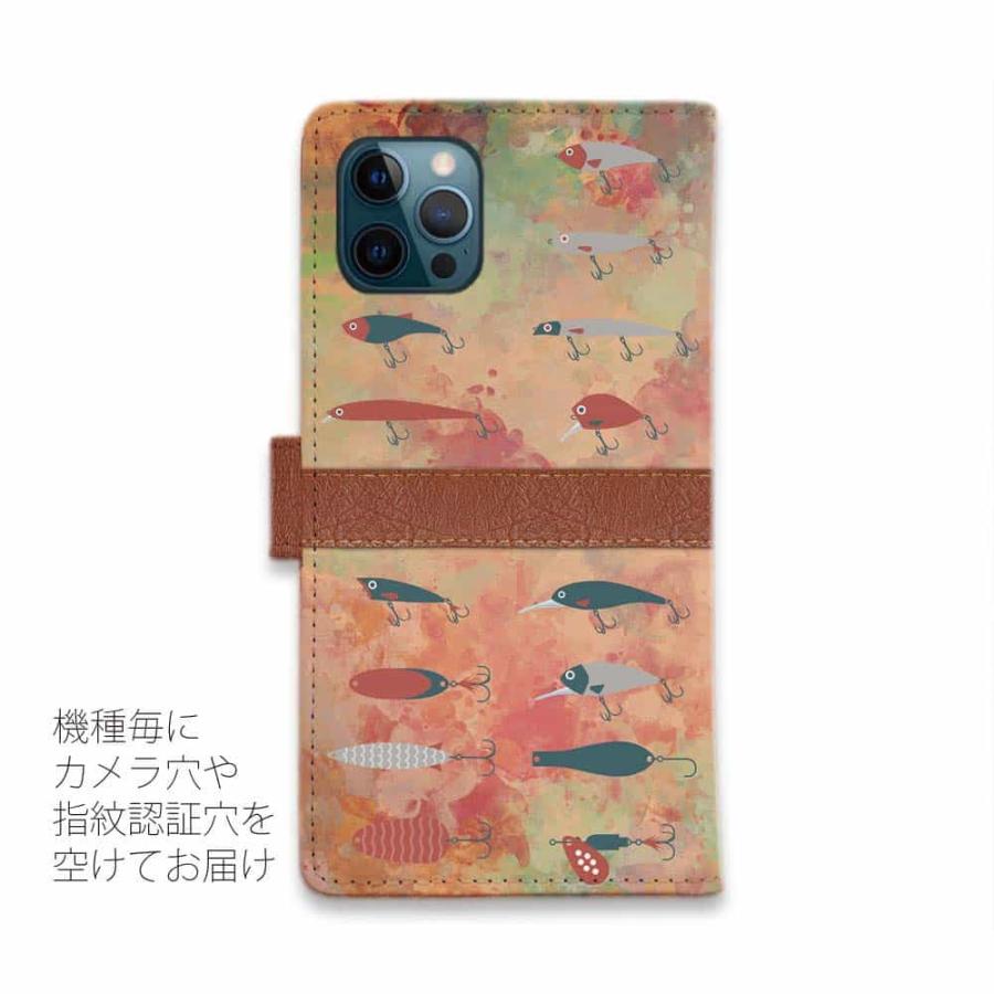 スマホケース 手帳型 オールドルアーコレクション 釣り ルアー 魚 ブラックバス iPhone15 Pro Max iPhone14 iPhone13 Xperia 10 V Galaxy AQUOS Pixel 8a Pro｜anglers-case｜03