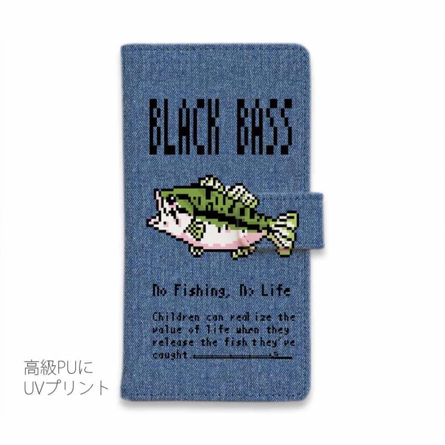 スマホケース 手帳型 ドット絵のブラックバス カラフルデニム風 釣りざんまい ルアー 魚 Iphone11 Pro Max Iphonexs Max Iphone8 Plus Xperia Galaxy Aquos Diary Angler S Case アングラーズケース 通販 Yahoo ショッピング