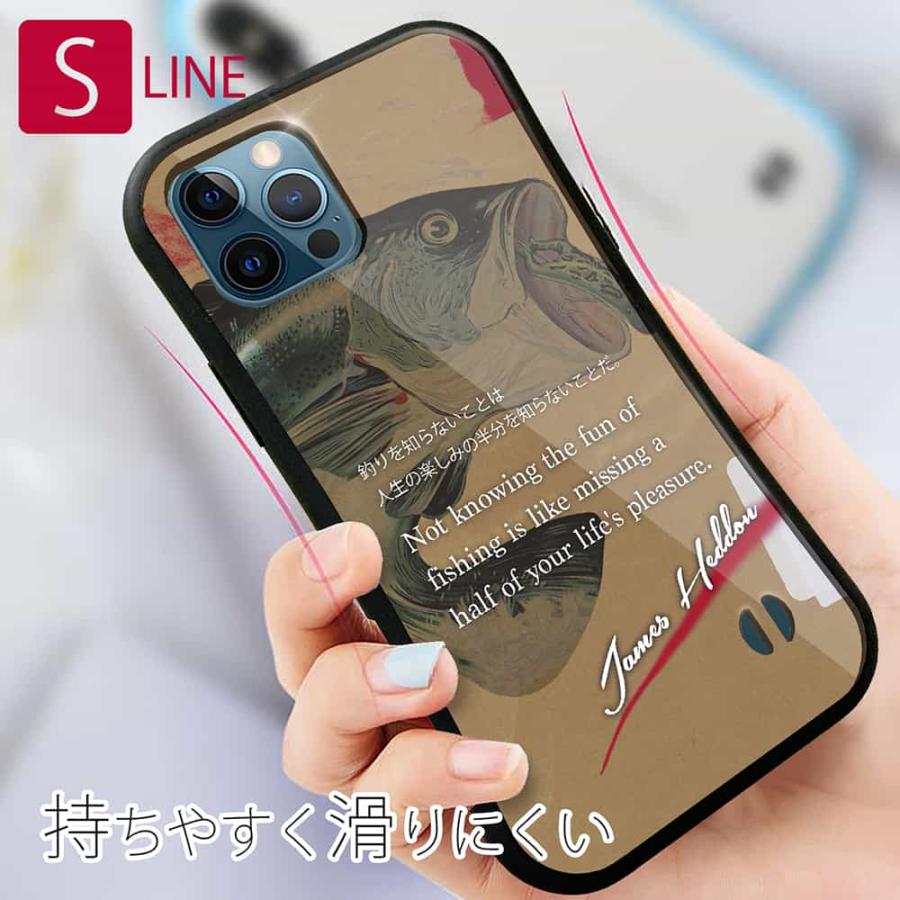 S-LINE ケース iPhoneSE(第三世代) iPhone13 Pro Max Xperia 5 III Xperia 10 III Pixel 5a sense6 ヘドン創始者の名言｜anglers-case｜02