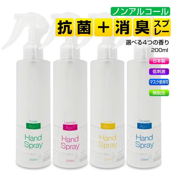 Ag+Tハンドスプレー 銀イオン 光触媒 抗菌 除菌 消臭 マスク 衣服 衣類