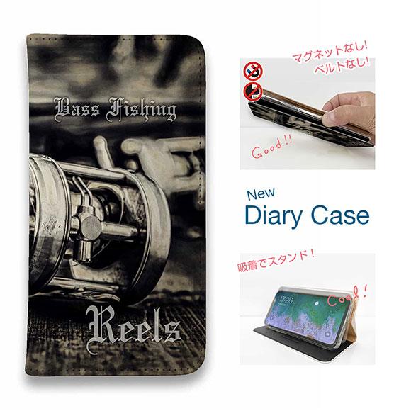 スマホケース 手帳型 釣り ルアー 魚 iPhone18 Pro Max iPhone17e 16e