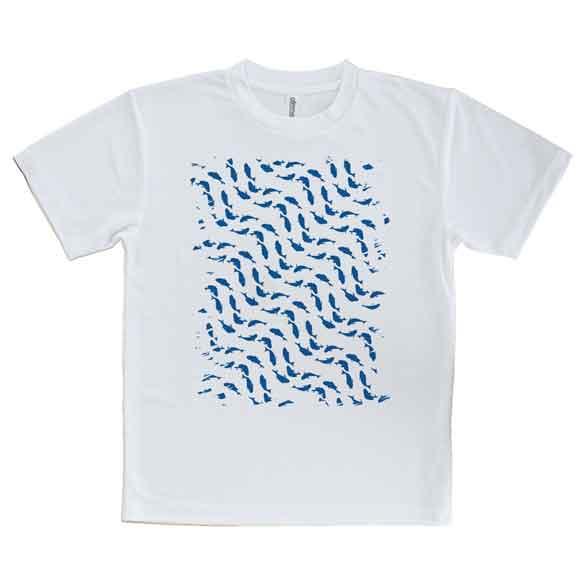 釣り Tシャツ アウトドア メジナ(グレ)の群れ ブルー トップス 魚 ルアー 送料無料 メンズ ロゴ 文字 春 夏 秋 安い 大きいサイズ 洗濯｜anglers-case｜03