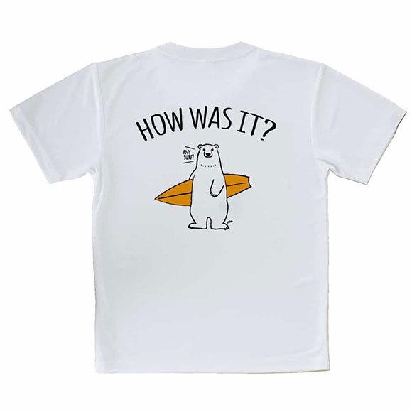 Tシャツ 波乗りシロクマさん Wakat 雑貨 送料無料 レディース 白熊 クマ 雑貨 春 夏 秋 トップス 安い 面白い 大きいサイズ 洗濯 ポリエステル 25 Off