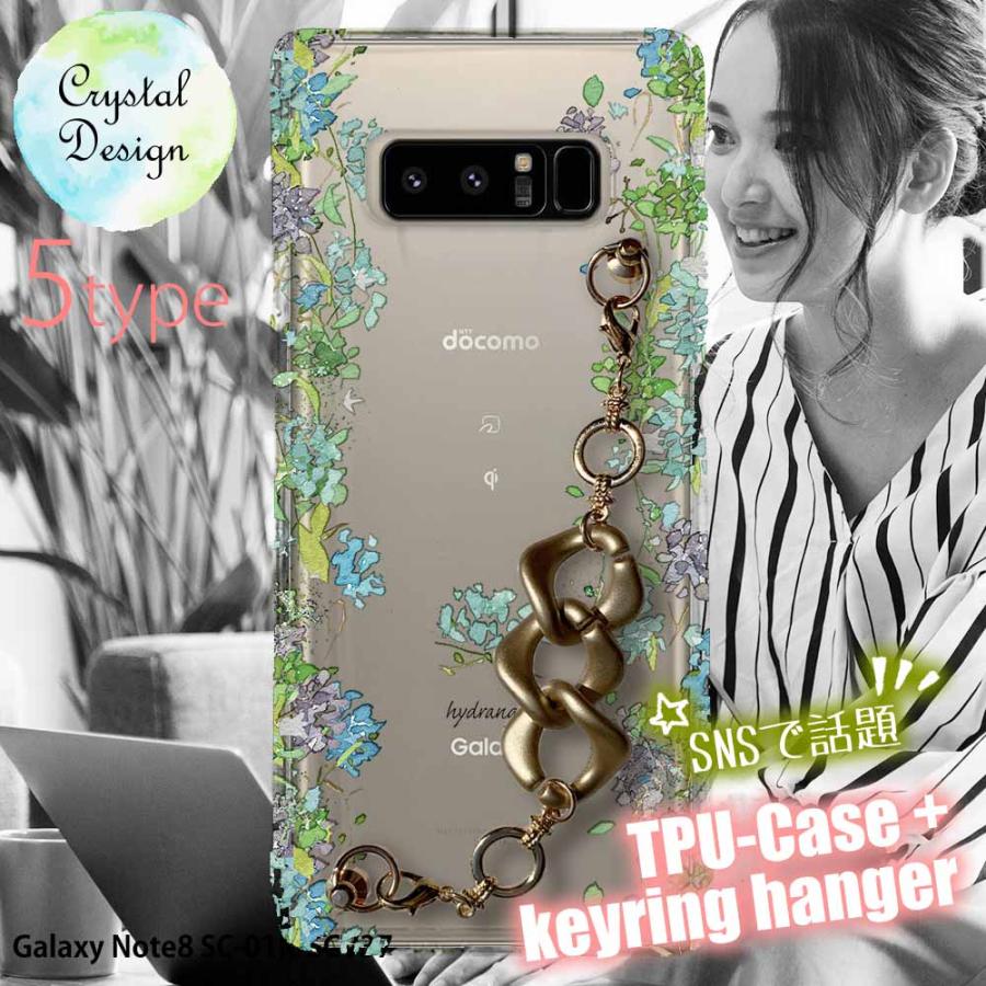 Galaxy Note8 スマホケース キーリングハンガー付き Tpu ストラップ 透明 クリアケース ギャラクシー ノート エイト Sc 01k Scv37 あじさいロード Tpr Angler S Case アングラーズケース 通販 Yahoo ショッピング