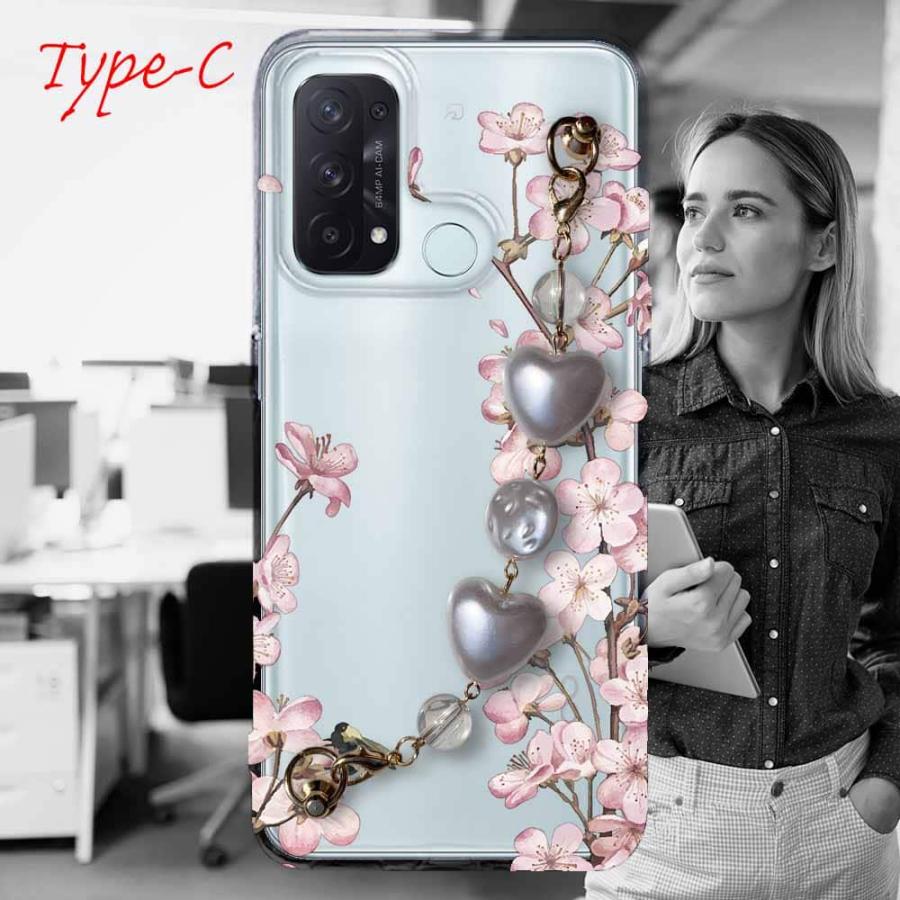 OPPO Reno5 A スマホケース 5種の キーリングハンガー付き TPU