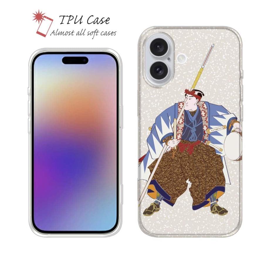 iPhone Galaxy AQUOS スマホ ケース 新品 まとめ 64個 スマホケース ソフトケース TPU 浮世絵 大石内蔵助 iPhone17 Pro Max
