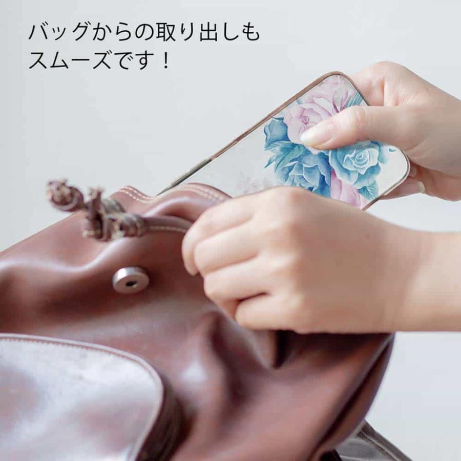 ソフトケース 花柄 スマホケース TPU 束ねたバラを君に かわいい
