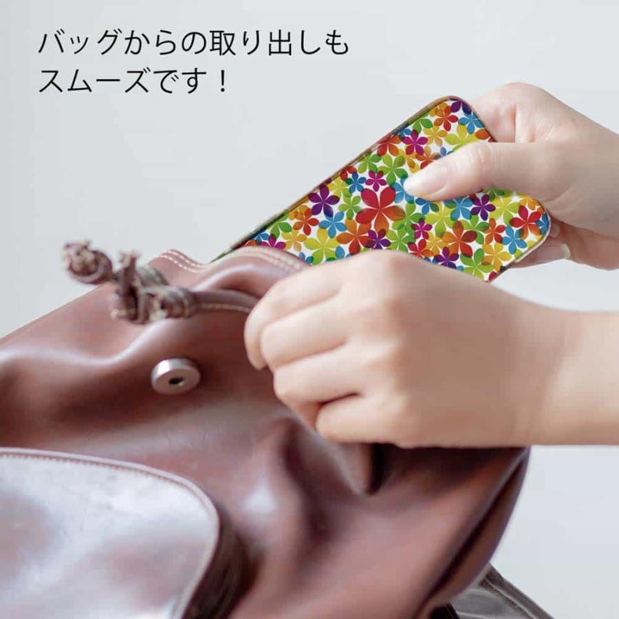 ソフトケース 花柄 スマホケース TPU カラフルなモミジ 模様 かわいい
