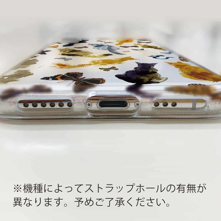 iPhone7 Plus スマホケース TPU ストラップ 透明 クリアケース アイフォン セブン プラス 猫の背中｜anglers-case｜04