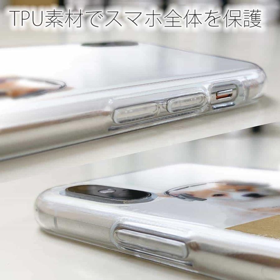 Xperia 1 スマホケース TPU ストラップ 透明 クリアケース エクスペリア ワン SO-03L / SOV40 / 802SO コーギーだってNo Music No Life｜anglers-case｜03