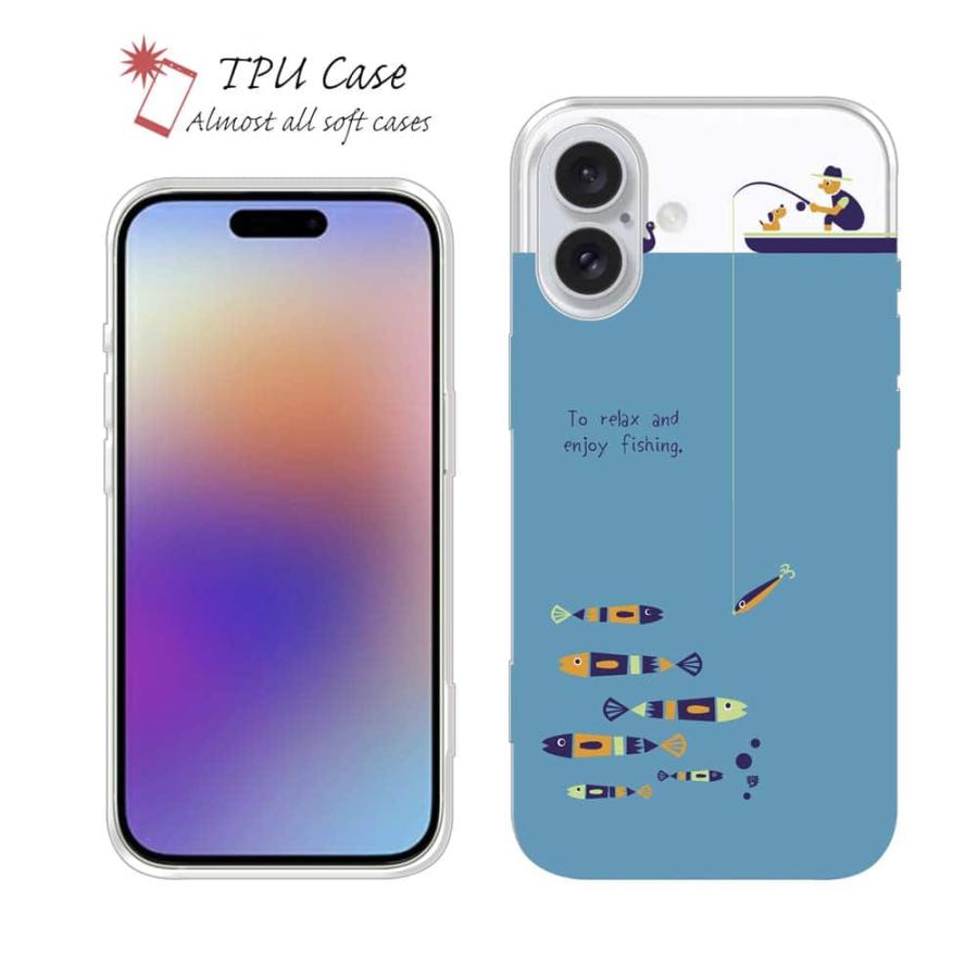 スマホケース ソフトケース 釣りざんまい のんびりと釣りを楽しむ 魚 ルアー Iphone12 Pro Iphone11 Iphonexs Iphone8 Xperia Galaxy Aquos Huawei Pixel Tpu Angler S Case アングラーズケース 通販 Yahoo ショッピング