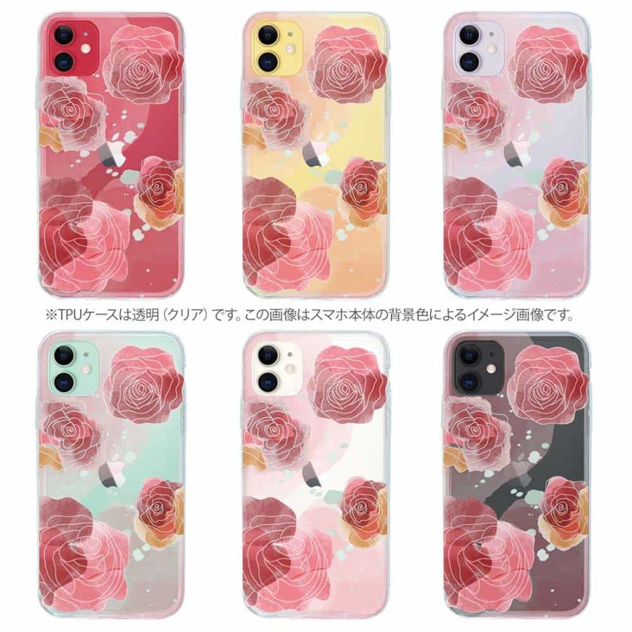 ソフトケース 花柄 スマホケース TPU プランツデザイン No.10 カラフル 花 iPhone15 Pro Max 14 Plus Xperia 10 V Galaxy AQUOS Pixel7a Pro｜anglers-case｜08