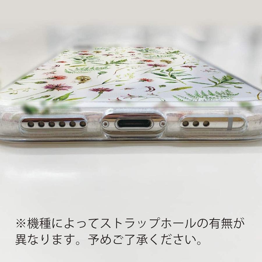 ソフトケース 花柄 スマホケース TPU ナチュラルハーブ ピンク カラフル 花 iPhone15 Pro Max 14 Plus Xperia 10 V Galaxy AQUOS Pixe8a Pro｜anglers-case｜05