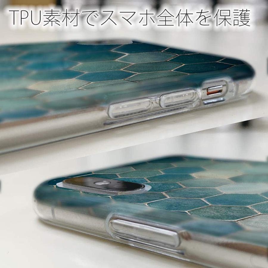 スマホケース ソフトケース TPU トルコタイル風 ブルー かわいい iPhone15 Pro Max 14 Plus Xperia 10 V Galaxy AQUOS Pixe8a Pro｜anglers-case｜04