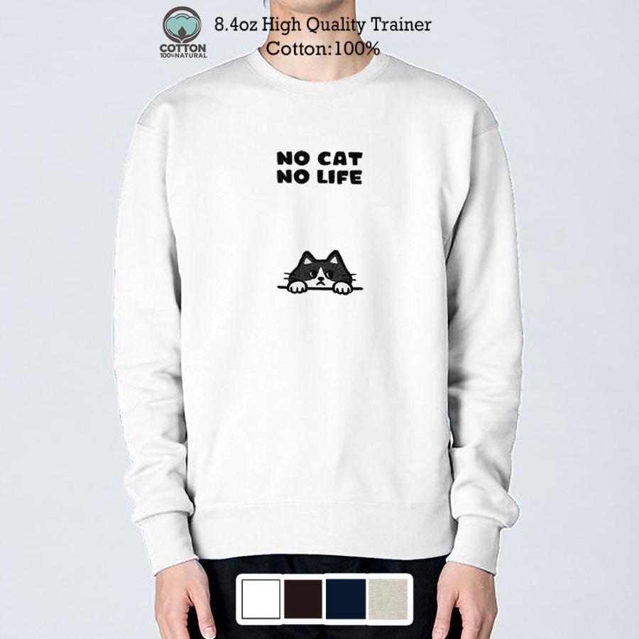 猫 トレーナー 長袖 何か気になるハチワレ猫(wakat) メンズ レディース