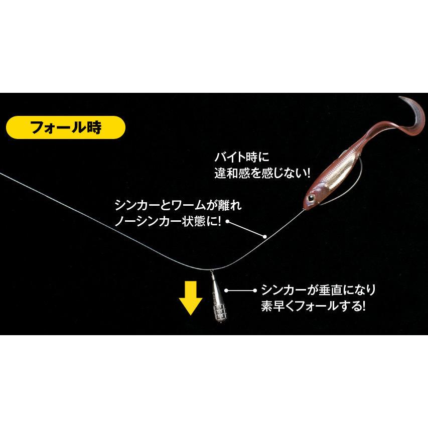 フィッシュアロー フリリグシンカー タングステン/7g (1/4oz)　根魚・アコウ メール便OK｜anglers-sarai｜04