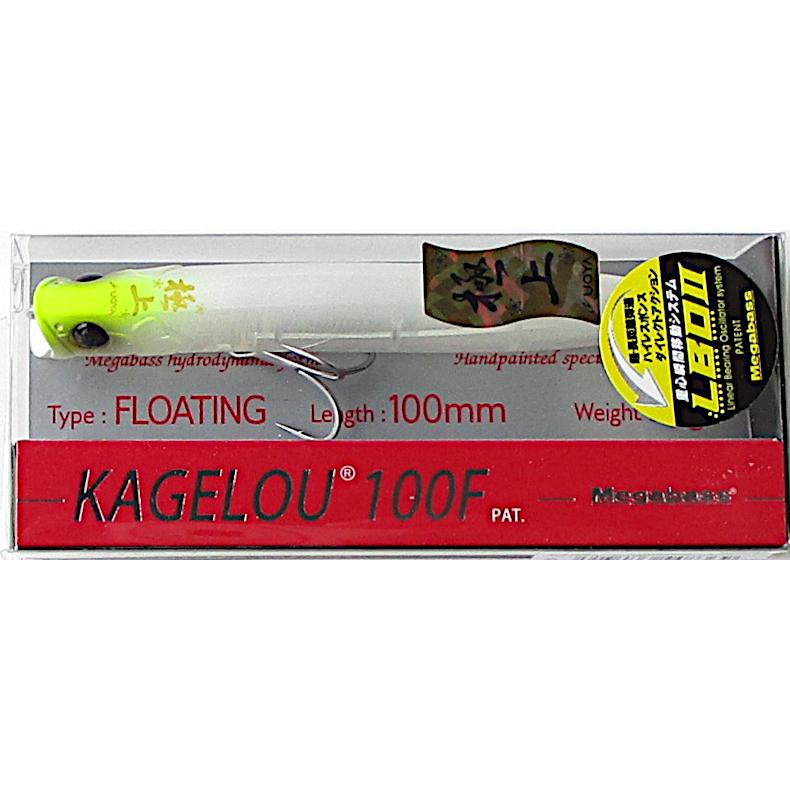 Megabass メガバス カゲロウ 100F (SP-C) #35 CRYSTAL SHAD