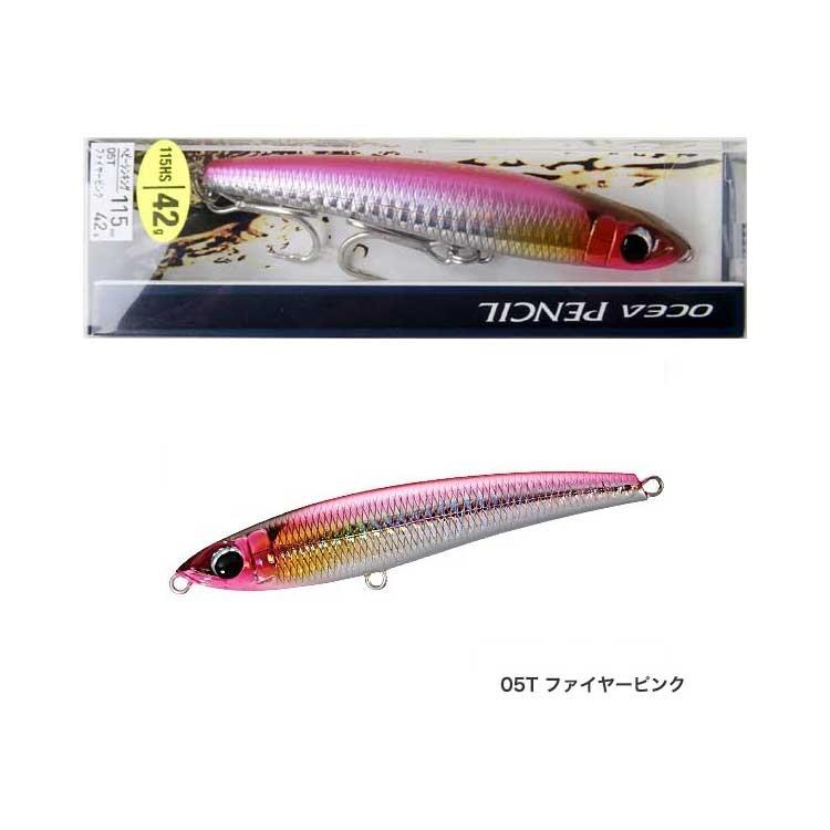 シマノ オシアペンシル115HS/05T ファイヤーピンク　シーバス・青物 ソルトルアー｜anglers-sarai