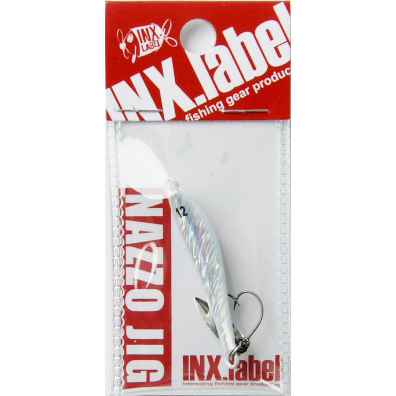 インクスレーベル NAZZO JIG ナッゾジグ 12g/#01 シラスシルバー/シルバー メバルアジ ソルトルアー
