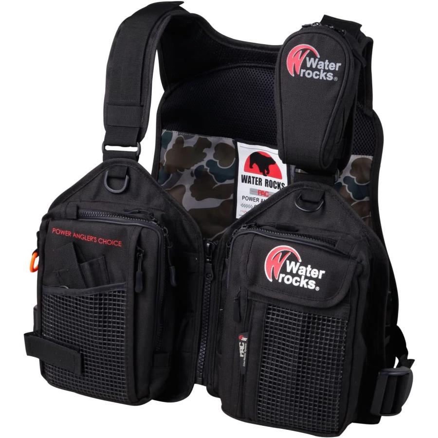 mazume ウォーターロックス ゲームベスト WRGV-6114/ブラック ※浮力体