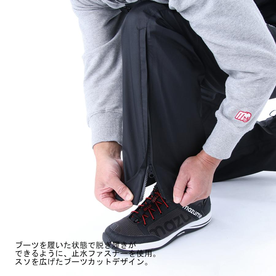 オレンジブルー mazume レッドムーンオフショアパンツ III MZRP-580/ブラック：LL　透湿ウエア｜anglers-sarai｜04