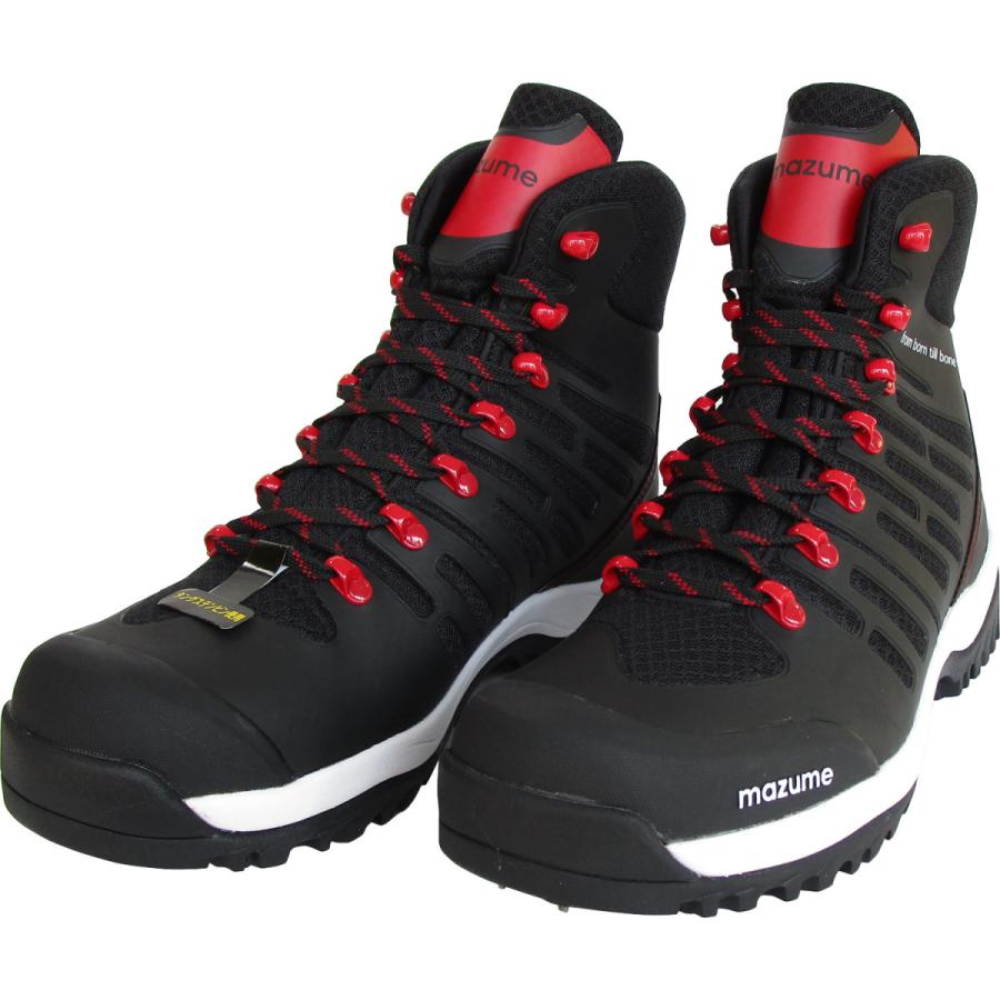 マズメ スパイクシューズ ブラック×レッド MZWD-624-