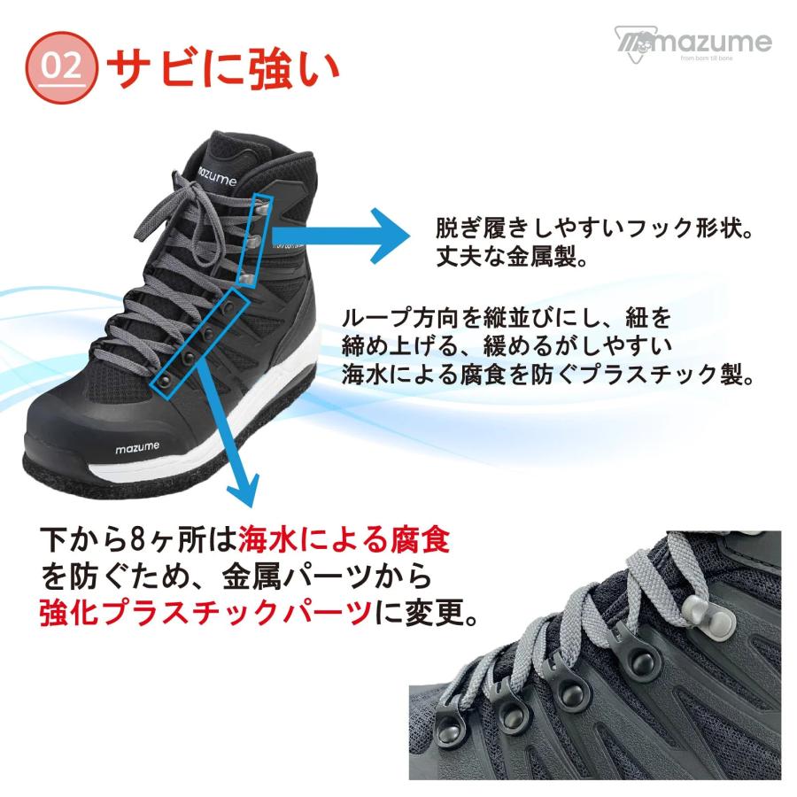 オレンジブルー マズメ フェルトスパイクシューズ ブラック MZWD オレンジブルー マズメ フェルトスパイクシューズ ブラック MZWD