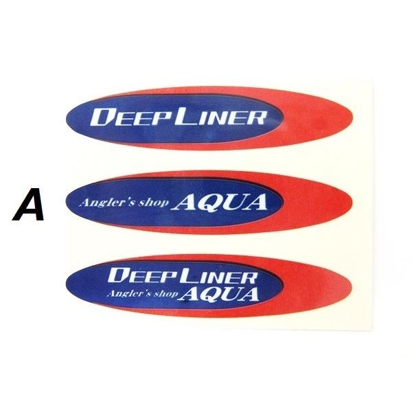 アクア ディープライナー コラボ ステッカー : アングラーズショップ