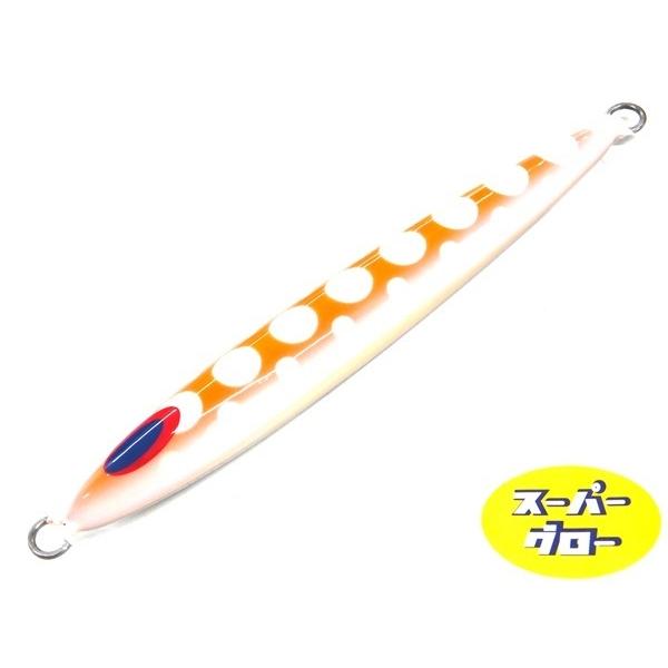 ディープライナー　スピンドルナロー　330g　アクアオリカラ　カスタムホロ　スーパーグロー｜anglers-shop-aqua