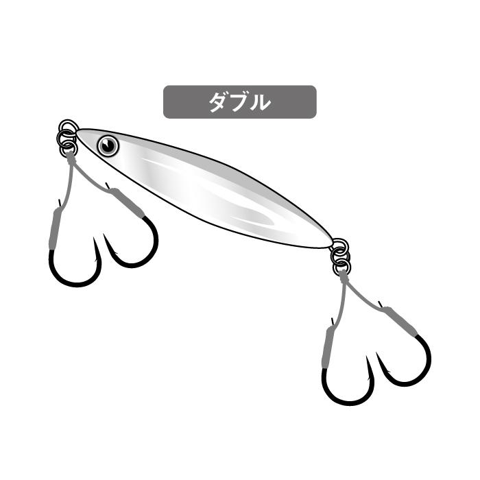 Gamakatsu（がまかつ） アシストフック バーティカルリミット ダブル