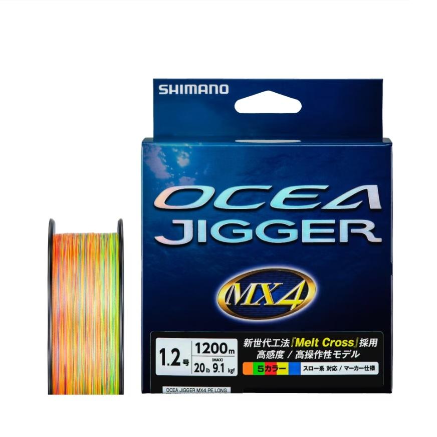 OCEA JIGGER MX4 PE 10m×5カラー 1200m 1.5号 : アングラーズ OCEA JIGGER MX4 PE 10m×5カラー 1200m 1.5号 : アングラーズ