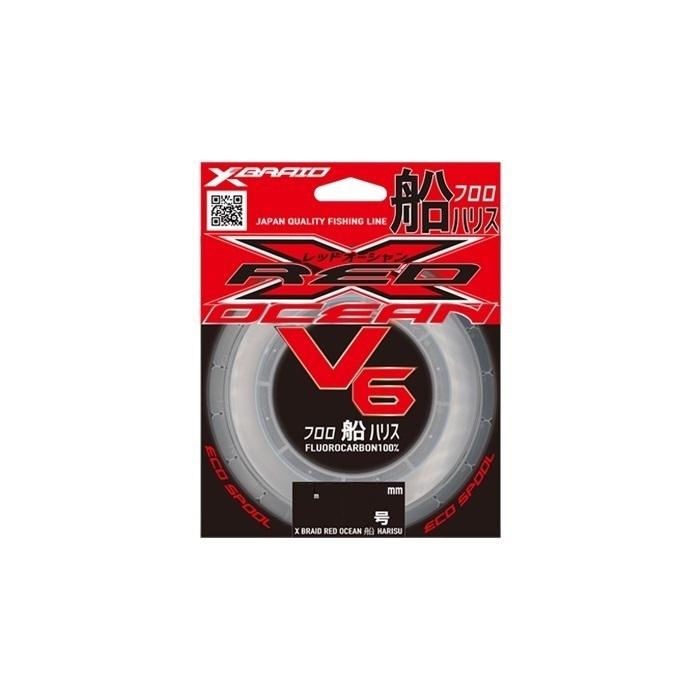 YGK XBRAID レッドオーシャン V6 船ハリス 100m 16号〜18号 YGK XBRAID レッドオーシャン V6 船ハリス 100m 16号〜18号