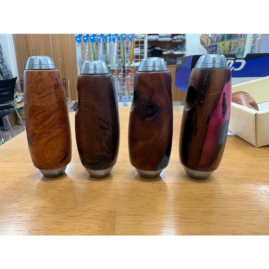 ドロップカスタム AE85 ウッドレジンノブ・ウッドノブ（各樹種あり