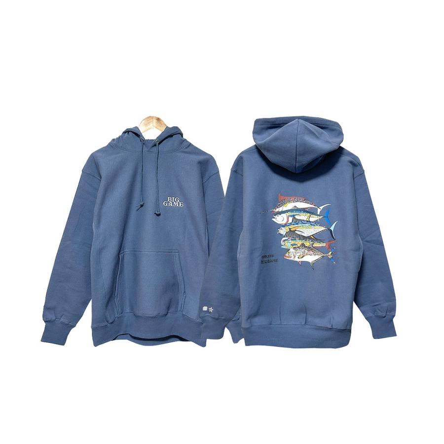 限定】ネイビーアパレル ビッグゲームパーカー ブルー 2025年秋冬