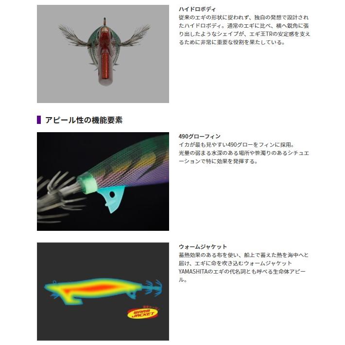 YAMASHITA（ヤマシタ） エギ王TR 3.0号 001 金アジ ティップラン 618