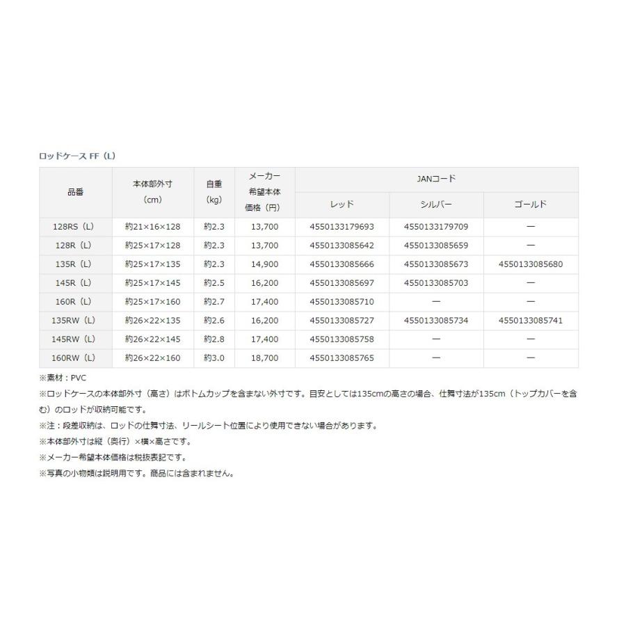 ダイワ (Daiwa) ロッドケース FF 128RS（L）レッド10,890円