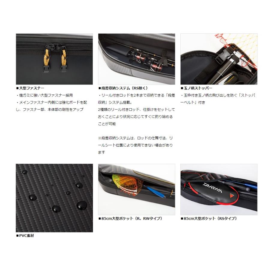 ダイワ (Daiwa) ロッドケース FF 128RS（L）シルバー : アングラーズ 