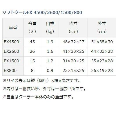 ダイワ ソフトクール EX 2600 モカ（レジャー ピクニック キャンプ 釣り クーラー） daiwa｜anglersweb｜05