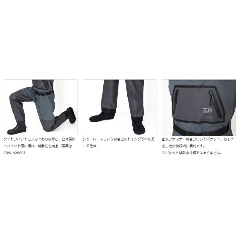 ダイワ (Daiwa) SBW-4003S グレー Mサイズ (25.0〜25.5) タイト
