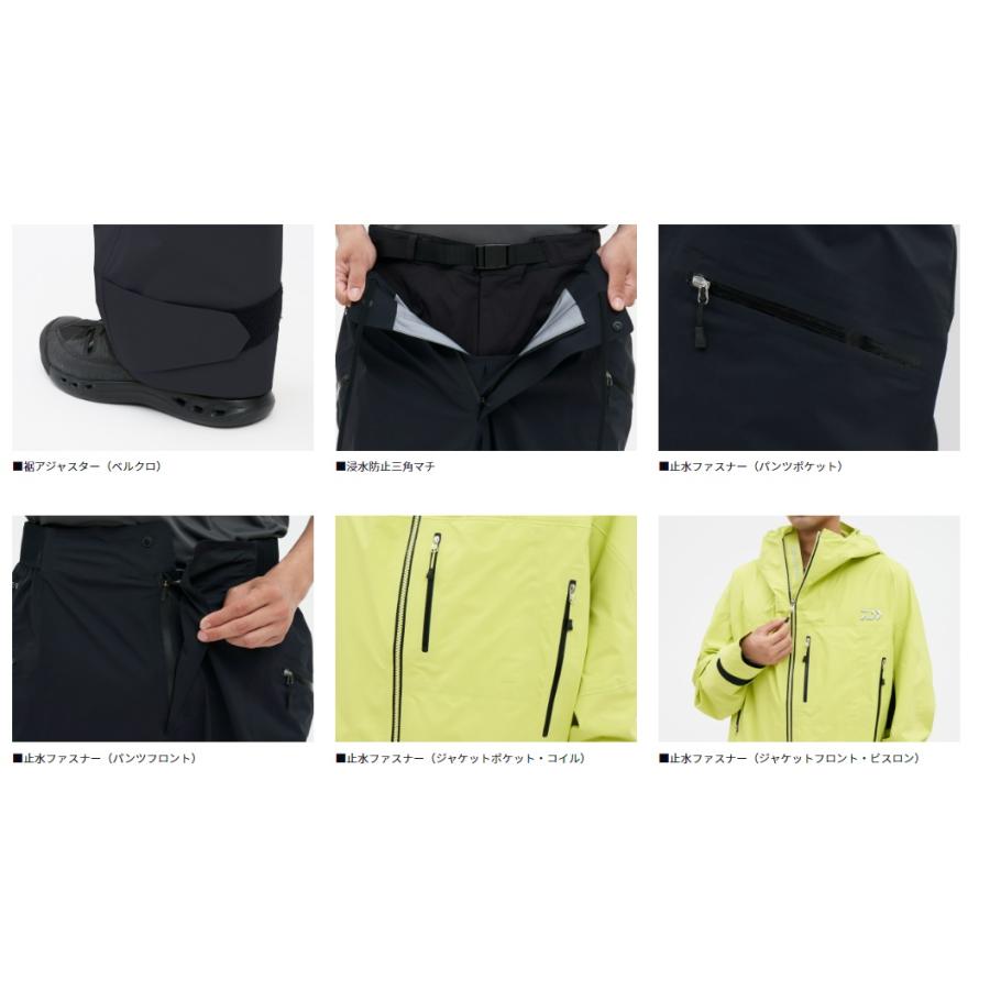 Daiwa GORE-TEX レインスーツ DR-1603 グリーン XL ダイワ Daiwa DR