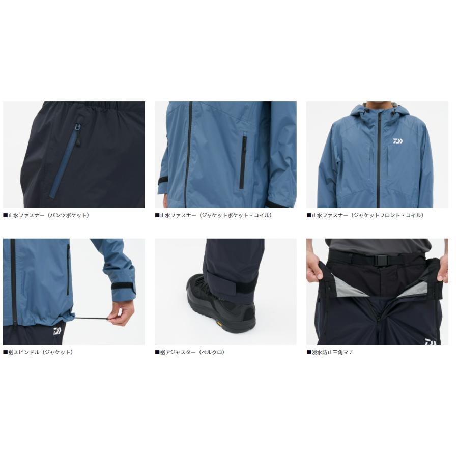 ダイワ (Daiwa) DR-3324 ブラック 2XLサイズ （RAINMAX コンパクト