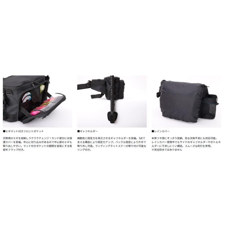 ダイワ (Daiwa) エメラルダス タクティカル ヒップバッグ（C）グレー 