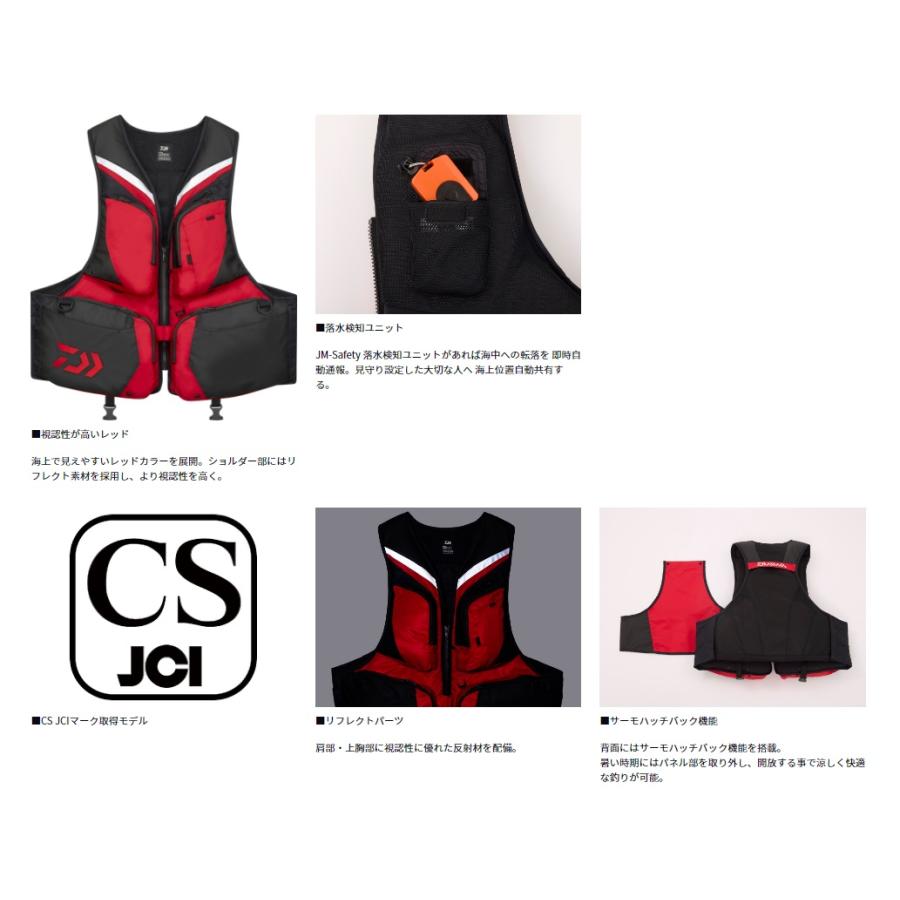 ダイワ (Daiwa) DF-3324JM レッド Lサイズ（フローティングアラート