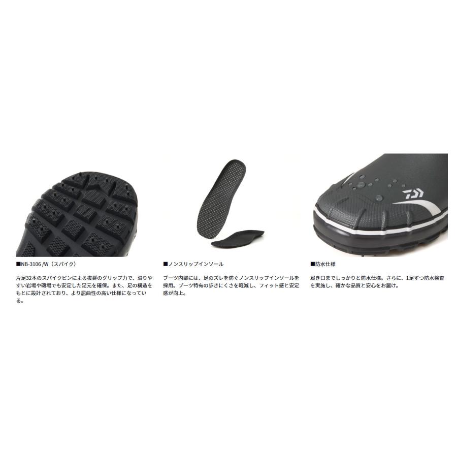 DAIWA（ダイワ） ダイワ（Daiwa）NB-3106W グレー Mサイズ ネオブーツ