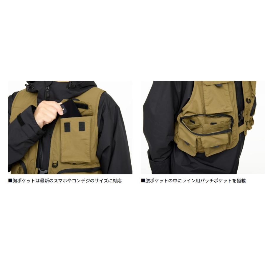 ダイワ (Daiwa) DV-3425 ブラック XLサイズ（フィッシングベスト