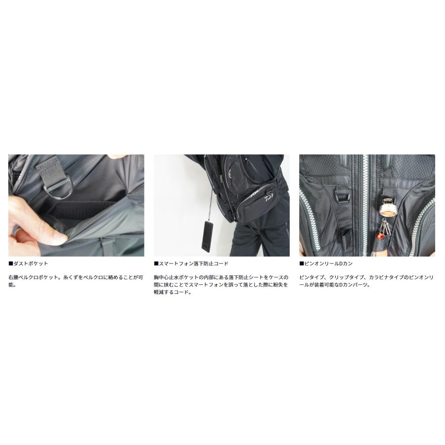 ダイワ (Daiwa) DF-3626 フローティングベスト グレー XLサイズ