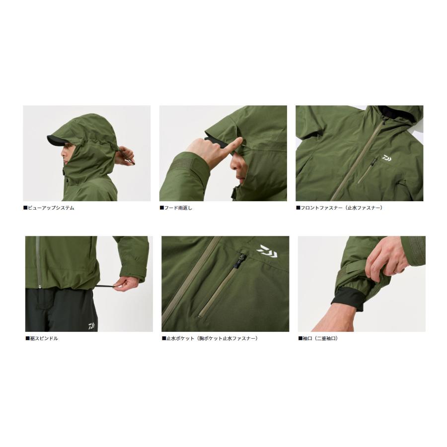 DAIWA（ダイワ） DW-3525 ブラック 2XLサイズ RAINMAX ウインター